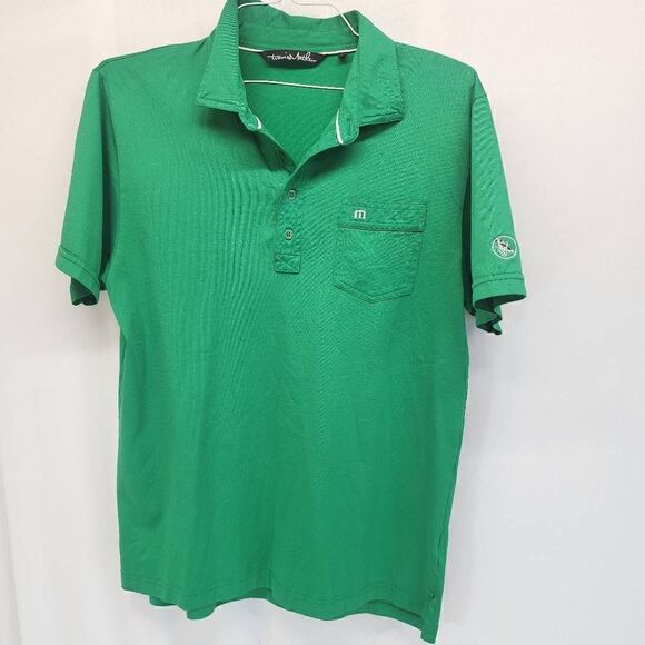 Travis Mathew Green Polo Golf Shirt Size Large - Picture 1 of 7